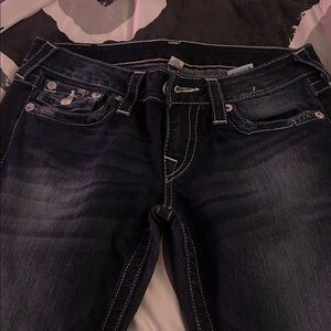 True Religion Women's Dark Blue Skinny Jeans